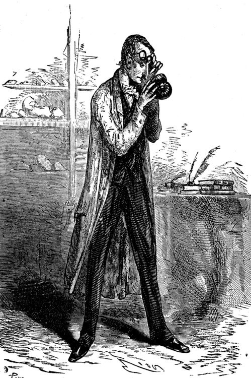 Voyage au centre de la Terre — gravure d'Édouard Riou